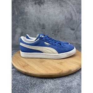 Puma Suede Classic Shoes Womens Size 7 Blue Low Top Casual Sneakers 362213-64